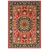 Red Floral Hand Tufted Rug